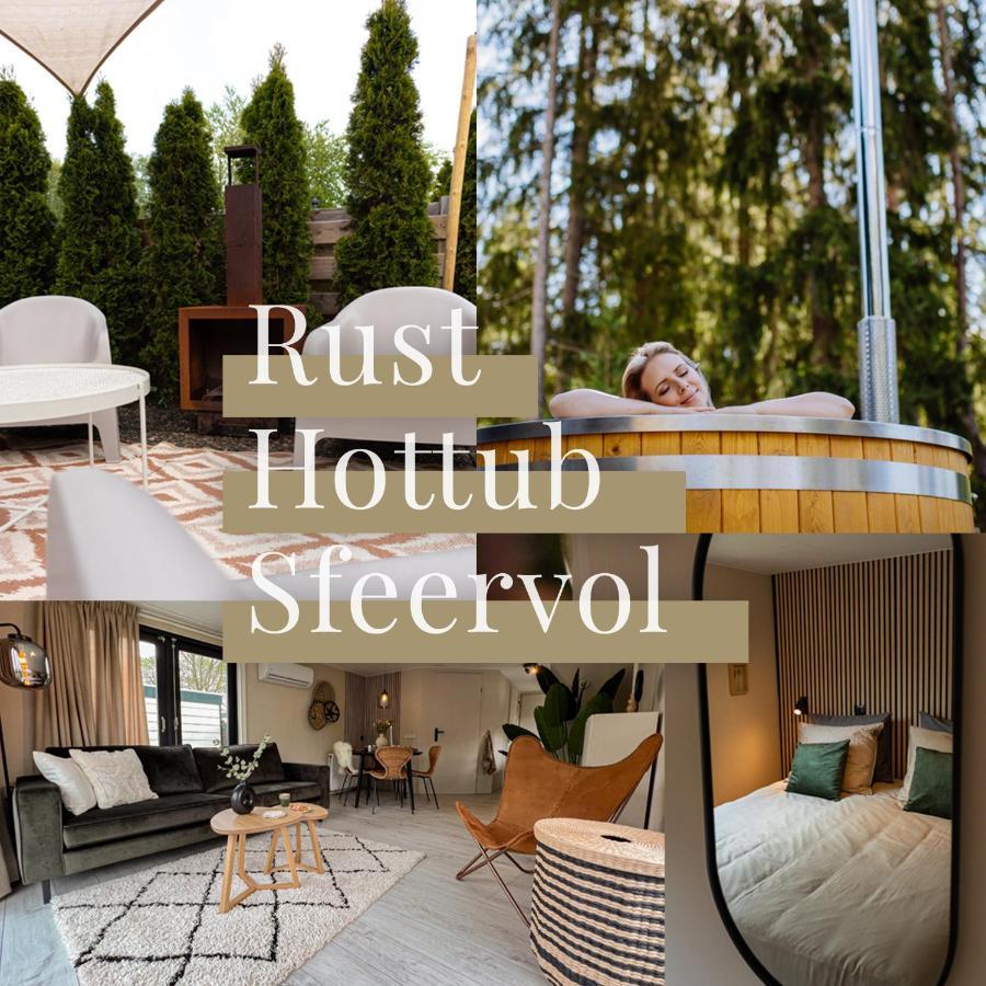 Bosrijk Chalet - Hottub - Veluwe بوتِنْ المظهر الخارجي الصورة